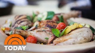 Grilled chicken and veggie paella: katie lee’s simple summer dish | today