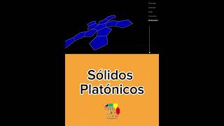 Los sólidos platónicos, cubo, tetraedro, octaedro, dodecaedro e icosaedro. #matematicas #geometría