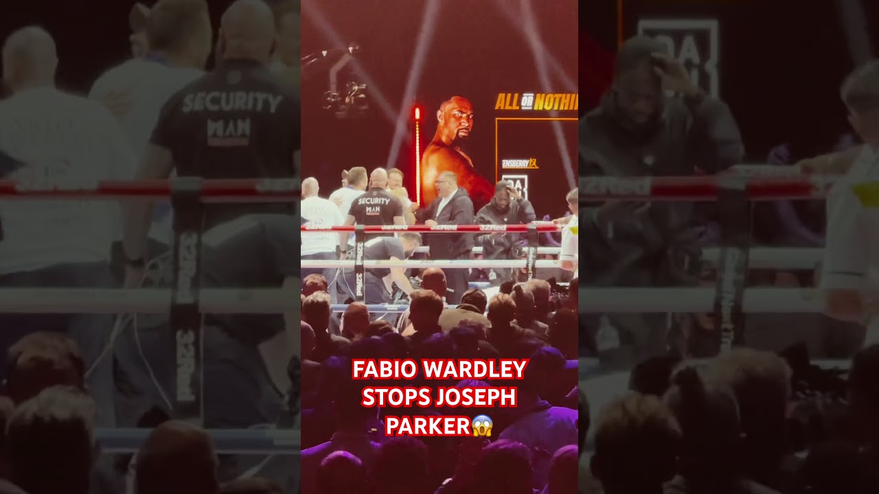FABIO WARDLEY STOPS JOSEPH PARKER😱