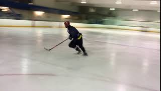 How to do quick feet crossovers Hockey