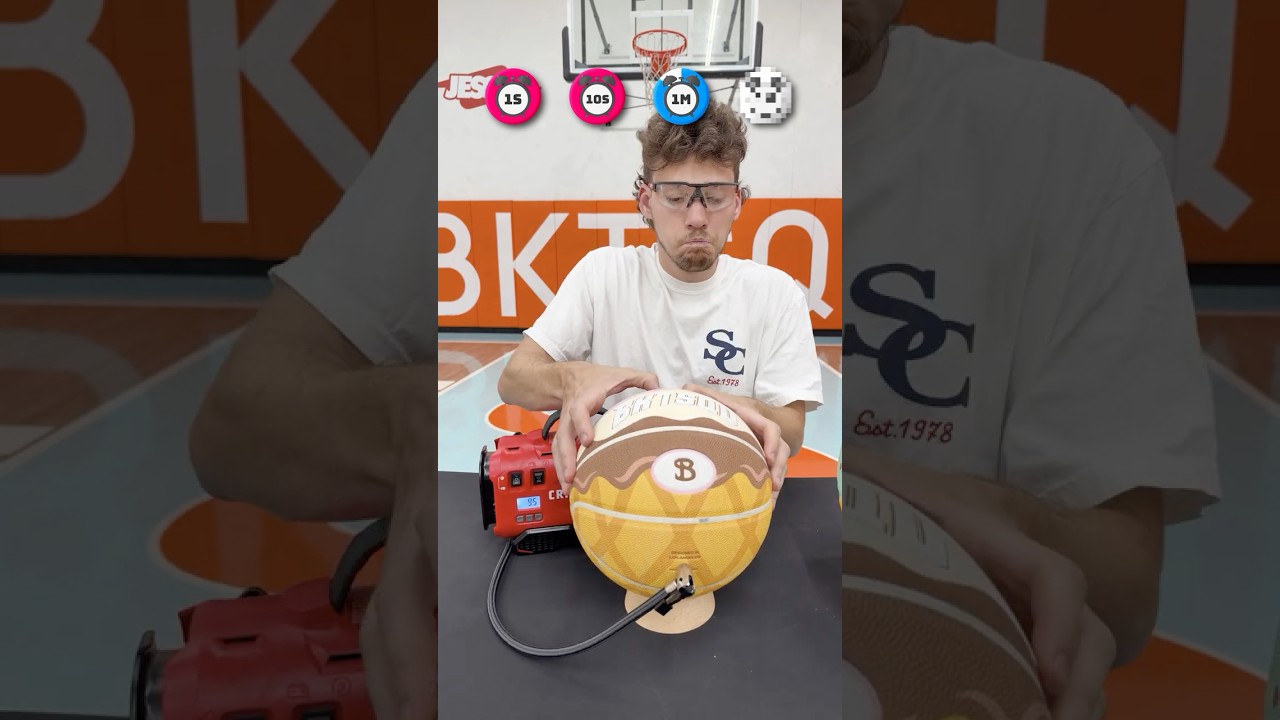 1 Second vs 1 Hour Basketball