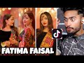 Fatima faisal tiktok  reels  reaction  fatima faisal new tiktoks  ak reaction