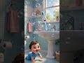 Get ready with baby morning routine #kidssongs #kidsrhymes #kidslearning #rhymesforkids #kidsvideo