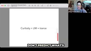 Curiosity + Unconscious Moments = TRANCE (aka hypnosis)