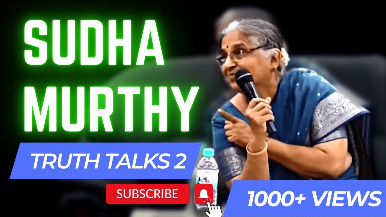 Sudha Murthy: " People who are sensitive, they only can write." |Sudha Murthy Truth Talks.