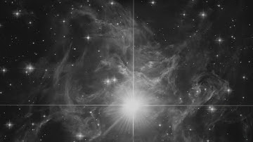 See light move at 2k/60 FPS! A.I. morph of light echo around Cepheid variable RS Puppis