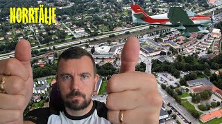 Microsoft Flight Simulator 2020 Sweden  Norrtälje - dusky weather and dangerous take-off