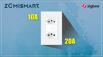 TOMADA 10A E 20A ZIGBEE ZEMISMART - Tuya/Smart Life, Alexa e Google