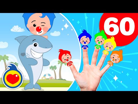 Плим-Плим Шарк 🦈и 60 минут Песни Для Детей ♫ Плим Плим