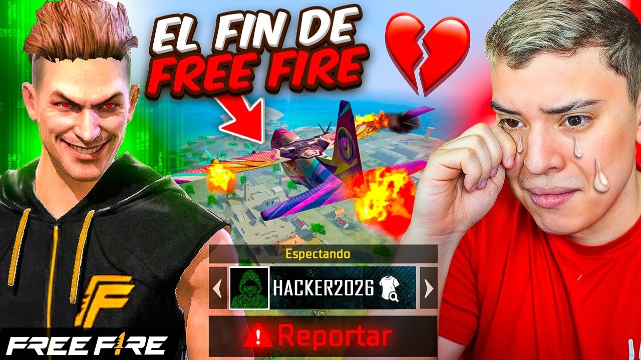 ¡EL VERDADERO FIN DE FREE FIRE! 😞😞 HACKERS 😞😞 ME RETIRO