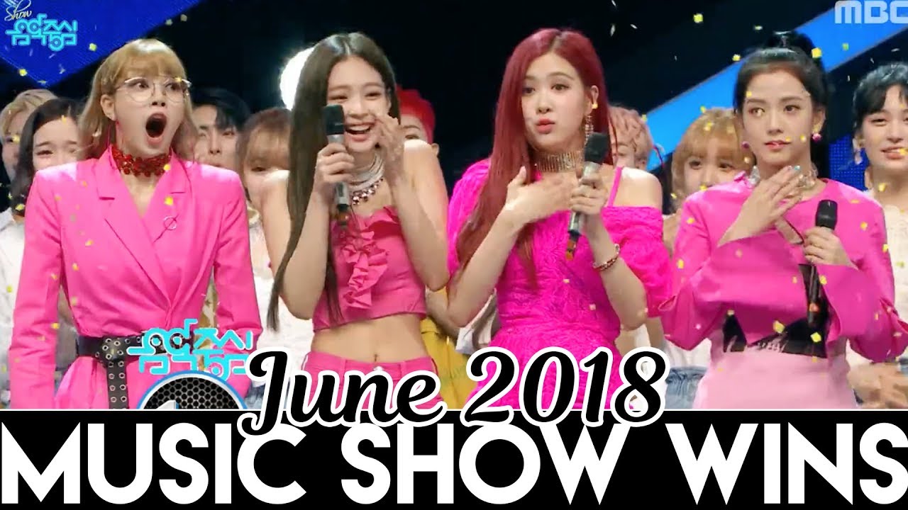 Kpop Music Show Wins - June 2018 - YouTube