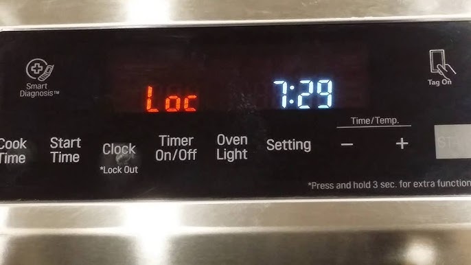 Control Lock feature on your oven - YouTube