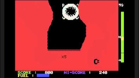 Jupiter Lander - C64 - Gameplay vid
