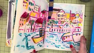 Paint With Me: Real-Time Marina Scene (No Music, No Edits)