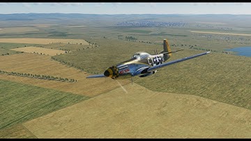 DCS World - Landing a TF-51D Mustang
