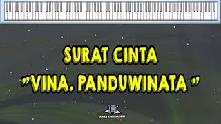 SURAT CINTA || VINA PANDUWINATA || KARAOKE