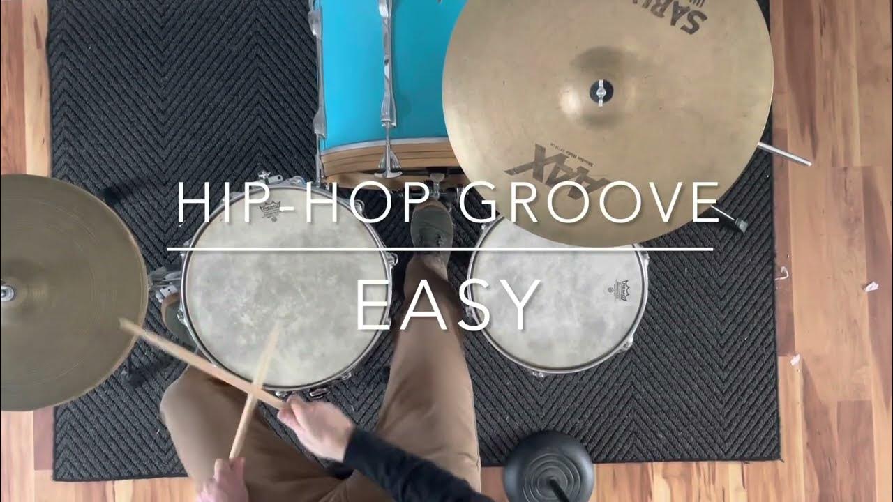 How To Play An Easy HipHop Drum Set Groove YouTube