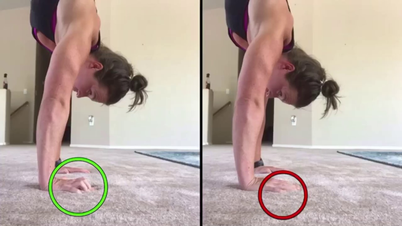 Handstand Position Do this, not that: Handstands and finger / hand position - YouTube