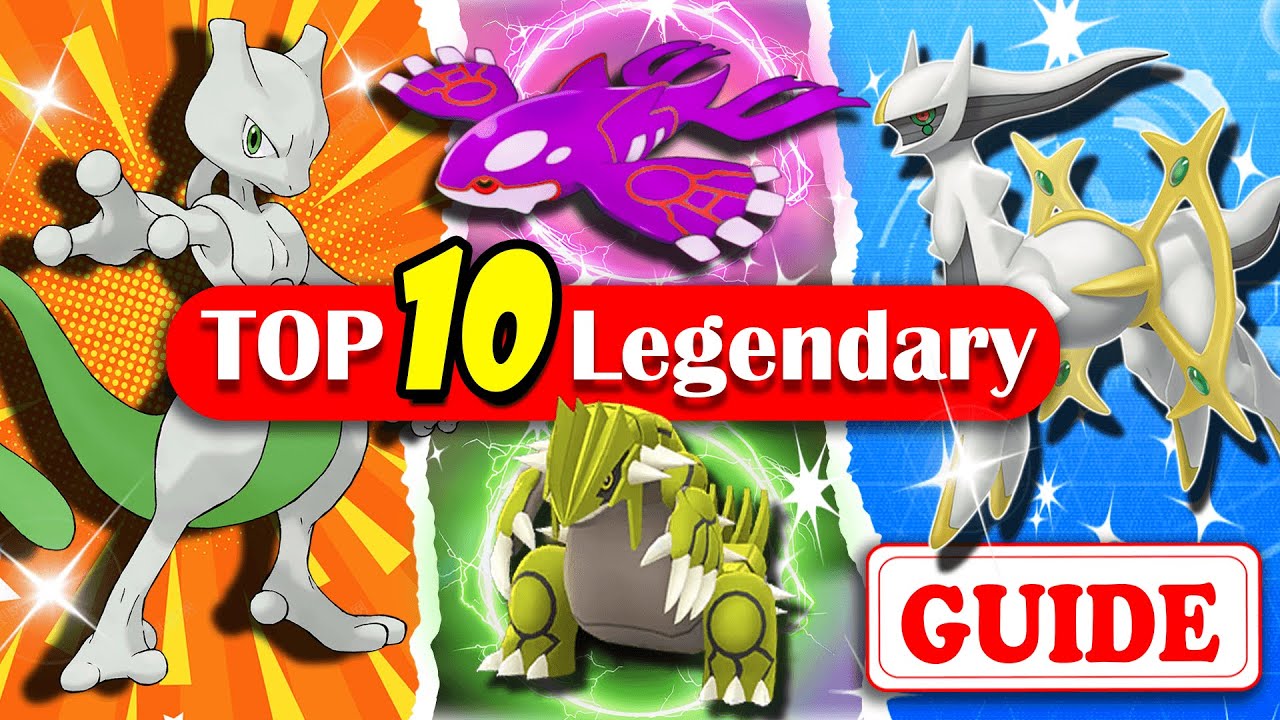 ТОП-10 сильнейших легендарных покемонов с их слабостями и рекомендуемыми приемами!