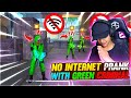 Never Show Me Emote 🤬 !! - 4 Green Criminal No Internet Prank Gone Extreamely Terrible🥵 - Free Fire