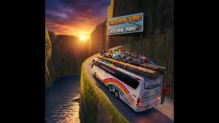 danger road INDIAN BUS  DRIVER GAME ETS 2 #shortsfeed #shortslive  #shorts #live #ets2 #shanislive
