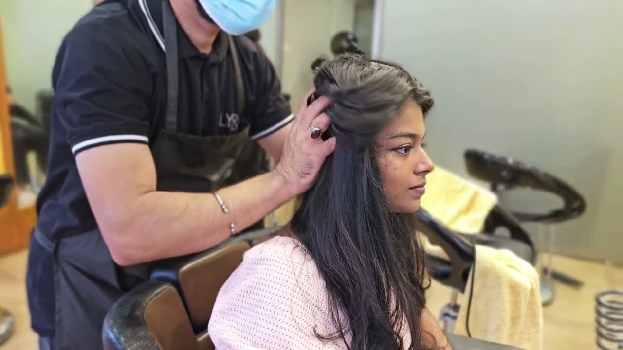 Long Glossy Waves Hairstyle | Voluminous Salon Styling