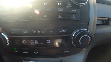 How to Synchronize Airflow in Honda CR-V III ( 2006 – 2012 ) - Sync Climate Control
