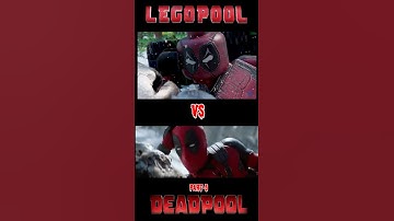 LEGO DEADPOOL & WOLVERINE vs REAL | LEGOPOOL | PART-5 #shorts #lego #deadpool #marvel #animation