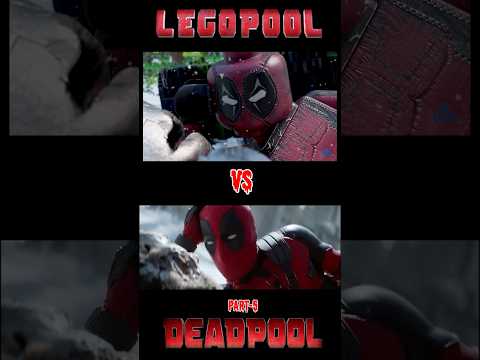 LEGO DEADPOOL WOLVERINE Vs REAL LEGOPOOL PART 5 Shorts Lego Deadpool Marvel Animation 