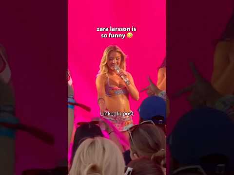 zara larsson is so funny #zaralarsson