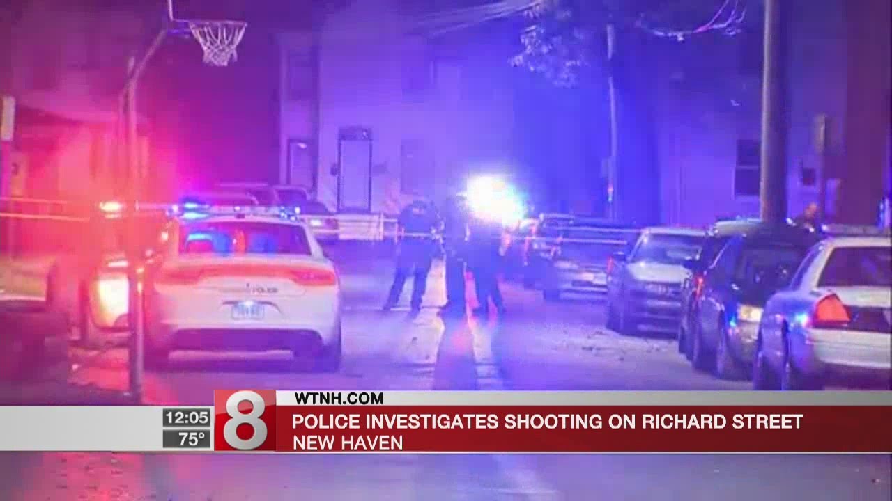 Police investigate shooting on Richard Street in New Haven - YouTube
