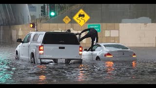 Santa Barbara California Flooding - Atmospheric River December 21, 2023