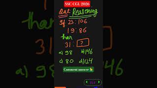 #reasoning #reasoningtricks #education #ssc #cgl #ssccgl #tricks #question #viral #trending #study