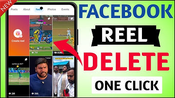 facebook all reels delete one click | facebook reels delete kaise kare