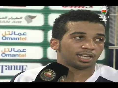 لقاء مع اللاعب احمد السيابي بعد مباراة صور والعروبة