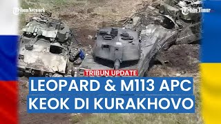 FULL 'Macan Tutul' dan APC M113 Hancur | Ukraina Digempur Rusia Siang-Malam di Kurakhovo