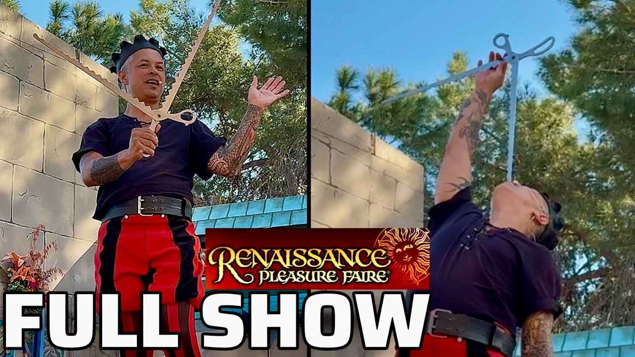 🔴Lynx the Sword Swallower （Full Show)  @SoCal Renaissance Faire