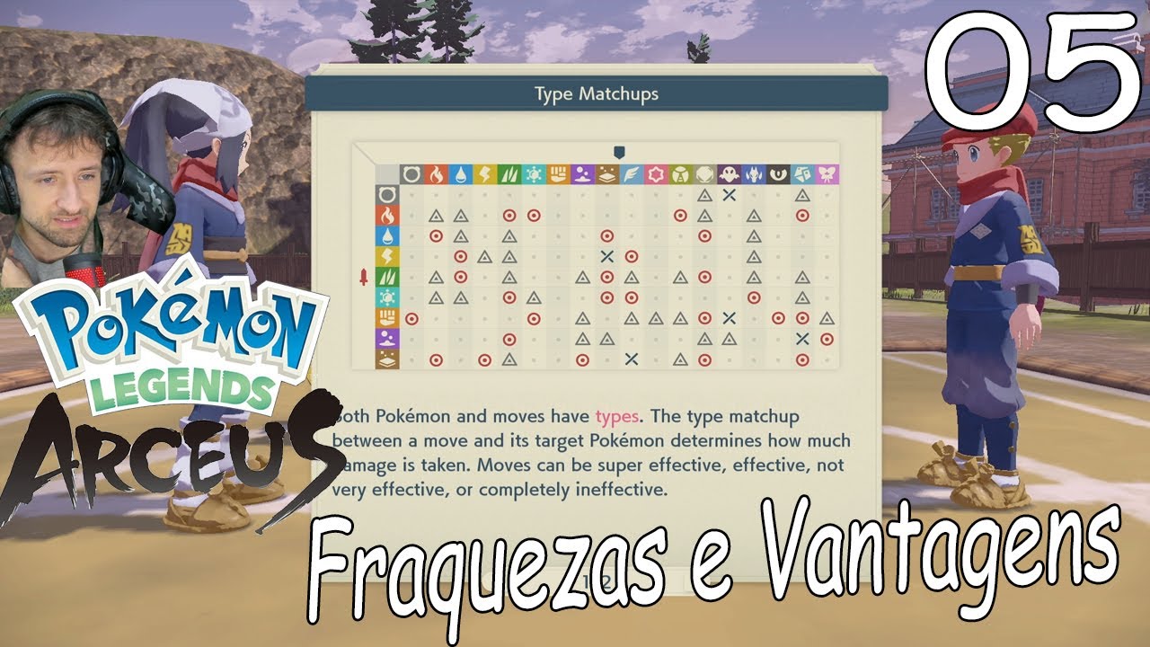 Entendendo Fraquezas e Vantagens - Ep 05, Pokémon Legends Arceus 
