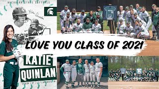 SENIOR POSTER REACTIONS | michigan state softball senior posters