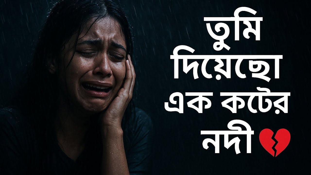 তুমি দিয়েছো এক কষ্টের নদী 💔 New BanglaSad Song 2025 হৃদয় ভাঙা কষ্টের গান Emotional Broken Love Song