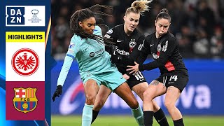 HIGHLIGHTS | Eintracht Frankfurt - Barcelona -- UEFA Women's Champions League 2023-24 (Deutsch)