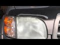 Headlight restoration