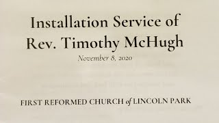 Installation Service of Rev Timothy McHugh Information