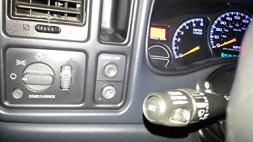 How to turn on and off your headlights in a 99-03