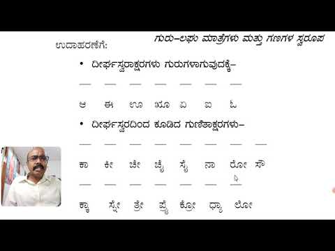 ಗುರು ಲಘು ಮಾತ್ರೆಗಳು ಹಾಗೂ ಗಣಗಳ ಸ್ವರೂಪ ಮತ್ತು ಫ್ಲುತ ಇವುಗಳ ಪರಿಚಯ