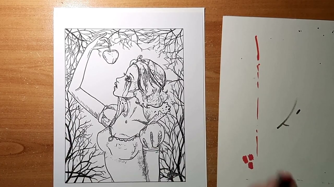 Démonstration - mélange feutre à alcool et crayons de couleurs