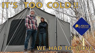 IT GOT COLD QUICK ON US