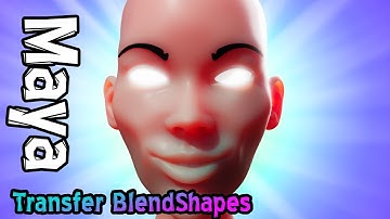 Transferring BlendShapes Tip (Facial Expressions) - Maya Tutorial