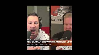 Ken Carman and Anthony Lima go at each other over #Browns fans' anger w/ #Ravens 30th year approach