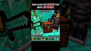 "Best XP Farm ever? 💀 #Minecraft #Minecraft#Funny #Gaming"